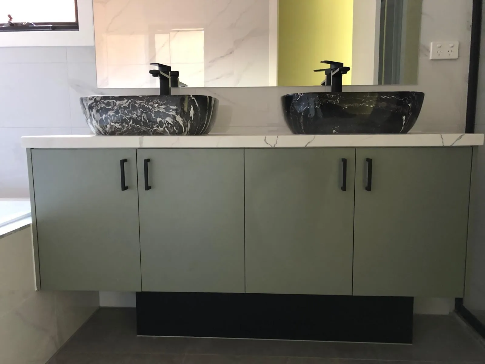 Sage Green Double Vanities: photo 2 of 2